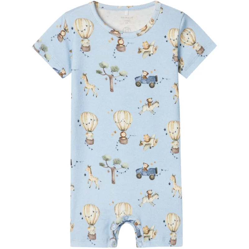 Name It Chambray Blue Melange Julius Sunsuit