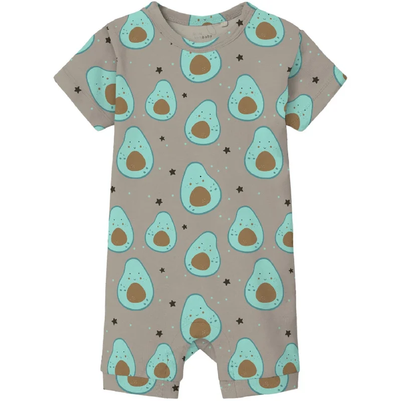 Name It Pure Cashmere Avocado Vroels Sunsuit