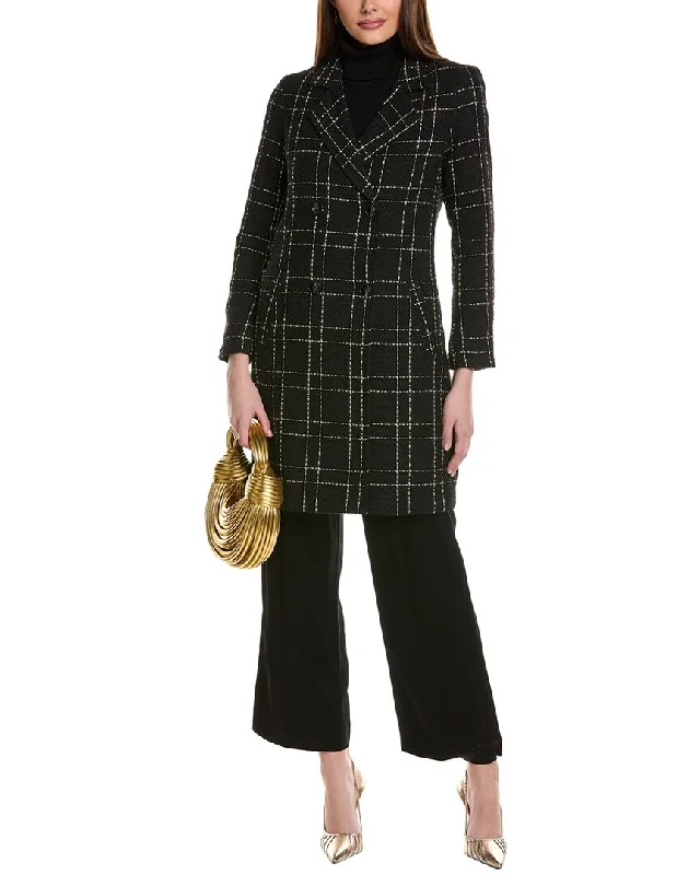 Vince Camuto Tweed CoatBand Merch Overcoats