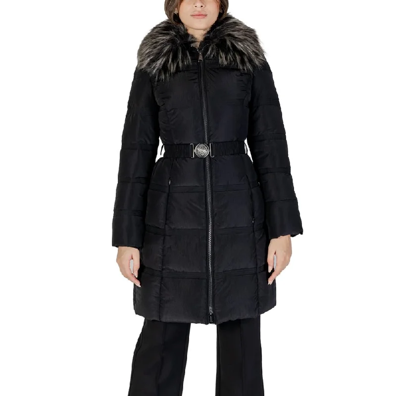 Guess  Polyester Jackets & Women's CoatButton-Up Overcoats