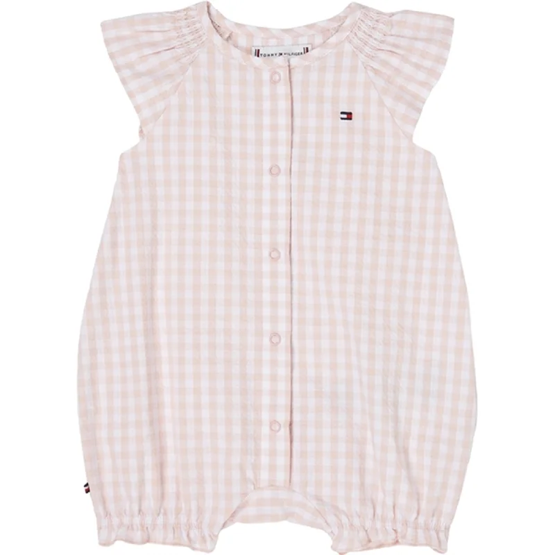 Tommy Hilfiger Baby Ruffle Gingham Sommersuit White / Pink Check