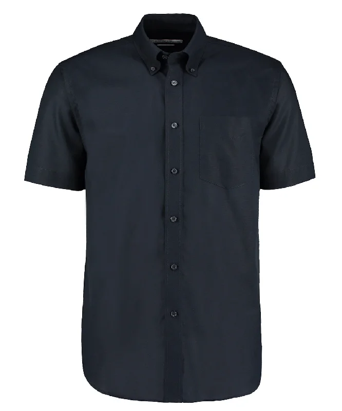 Cotton Short Sleeve TopsFrench Navy - Workplace Oxford shirt short-sleeved (classic fit)