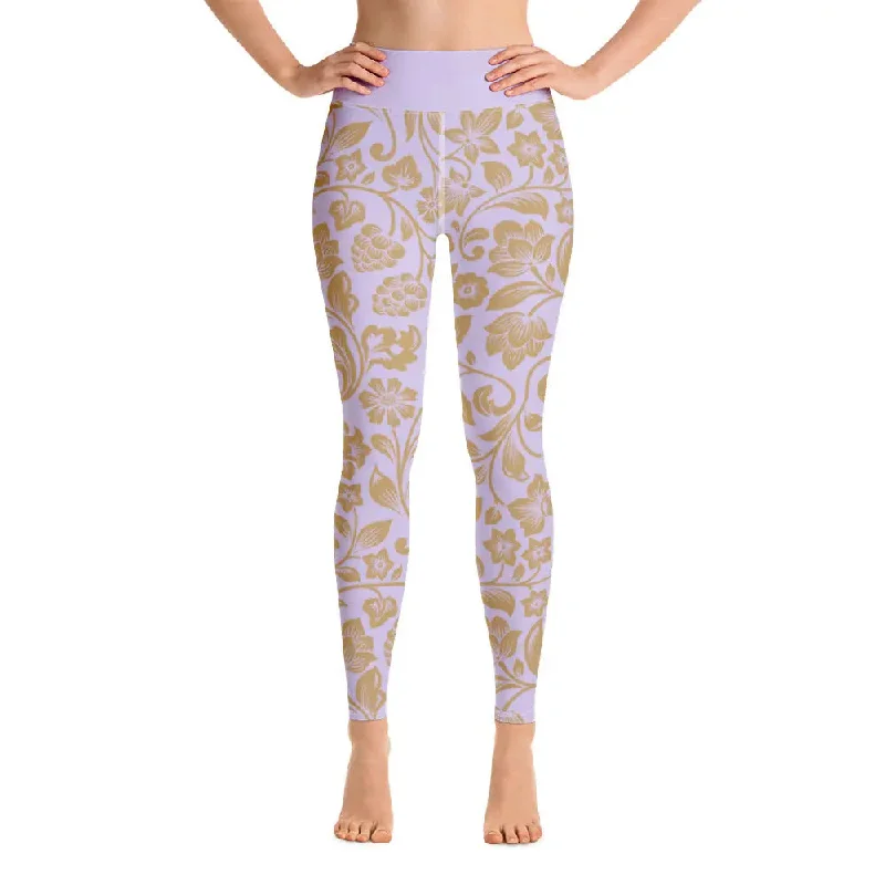 Zip-Up Hoodies"Floral Lace" Collection - Yoga Leggings