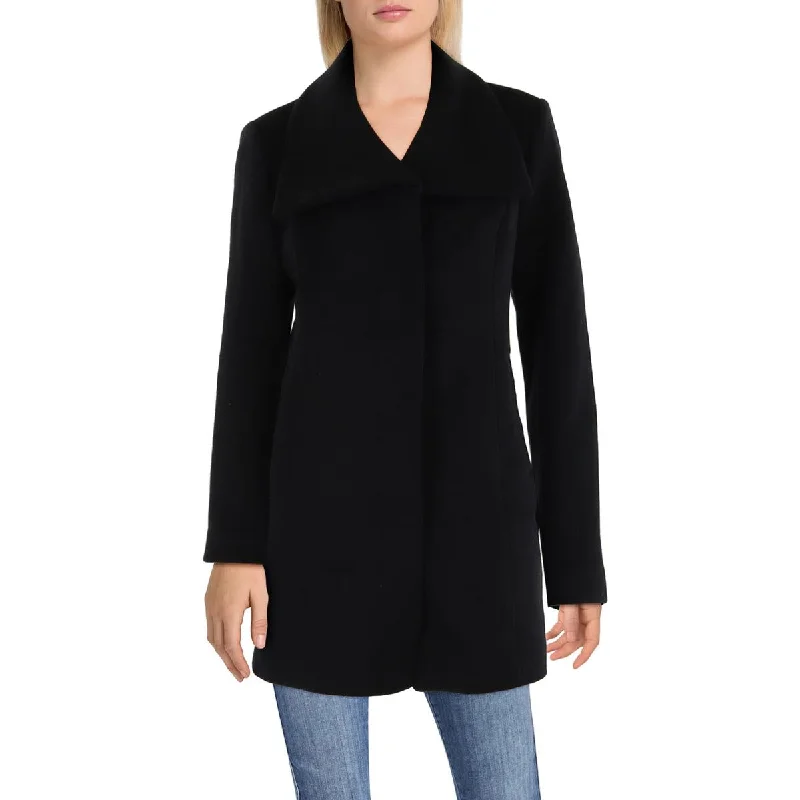 Womens Wool Midi Walker CoatHigh-Fashion Overcoats