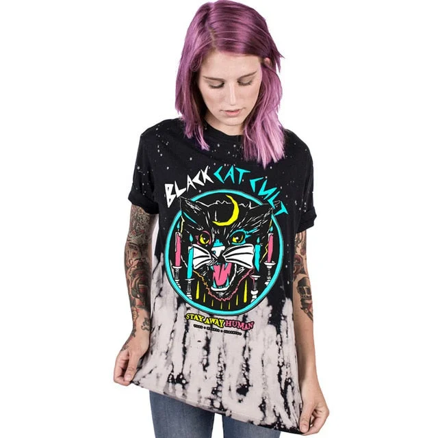 black cat cult shirt