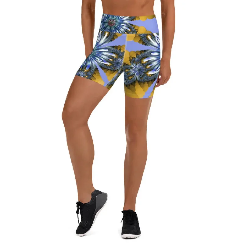 Thermal Hoodies"Mystical Expansion" Collection - Short Yoga Shorts