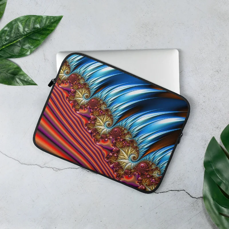 Tie-Dye Hoodies"Romance of the Sea and Sand" Laptop Sleeve