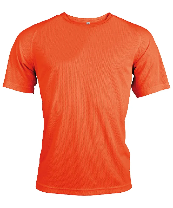 Band Merch Short Sleeve TopsFluorescent Orange - Men's short-sleeved sports T-shirt