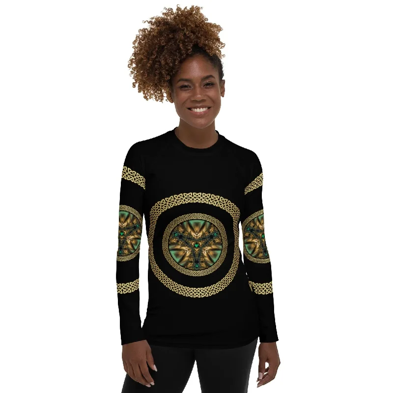 Lounge Hoodies"Salutary Glow" Collection - Women's Rash Guard