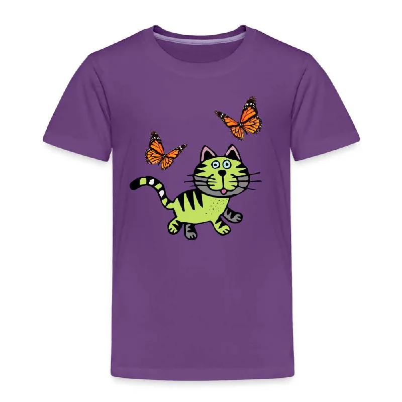 Statement HoodiesHappy Kitty - Toddler Premium T-Shirt