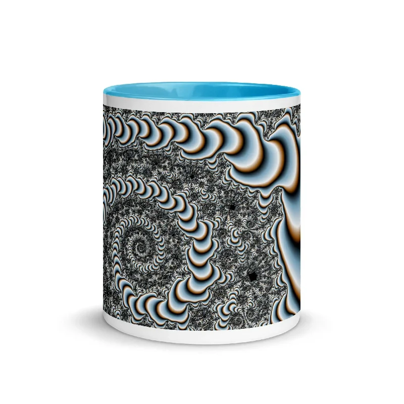 Graphic Hoodies"Hypnotic Swirl" Mug with Color Inside