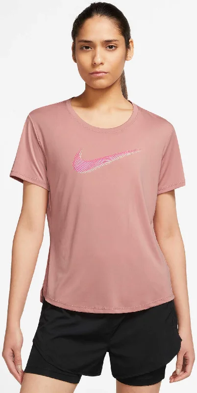 Logo Short Sleeve TopsWomen's Swoosh Short-Sleeve Running Top