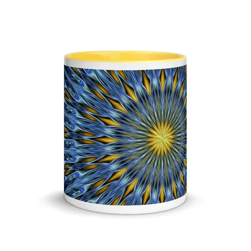 Cropped Sweatshirts"Azure Sky" Mug with Color Inside