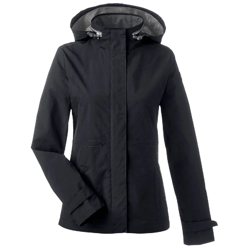 Nautica Women's Black Voyage RaincoatArtist Overcoats