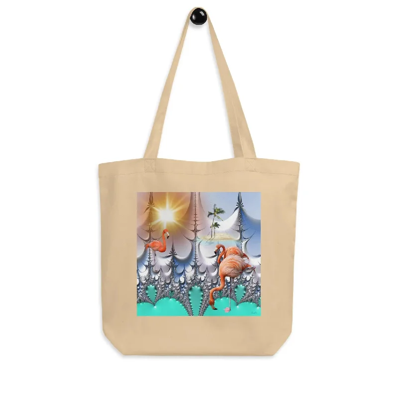 Skateboard Sweatshirts"Dreaming with Flamingos" by ZK. Artsy Eco Tote Bag