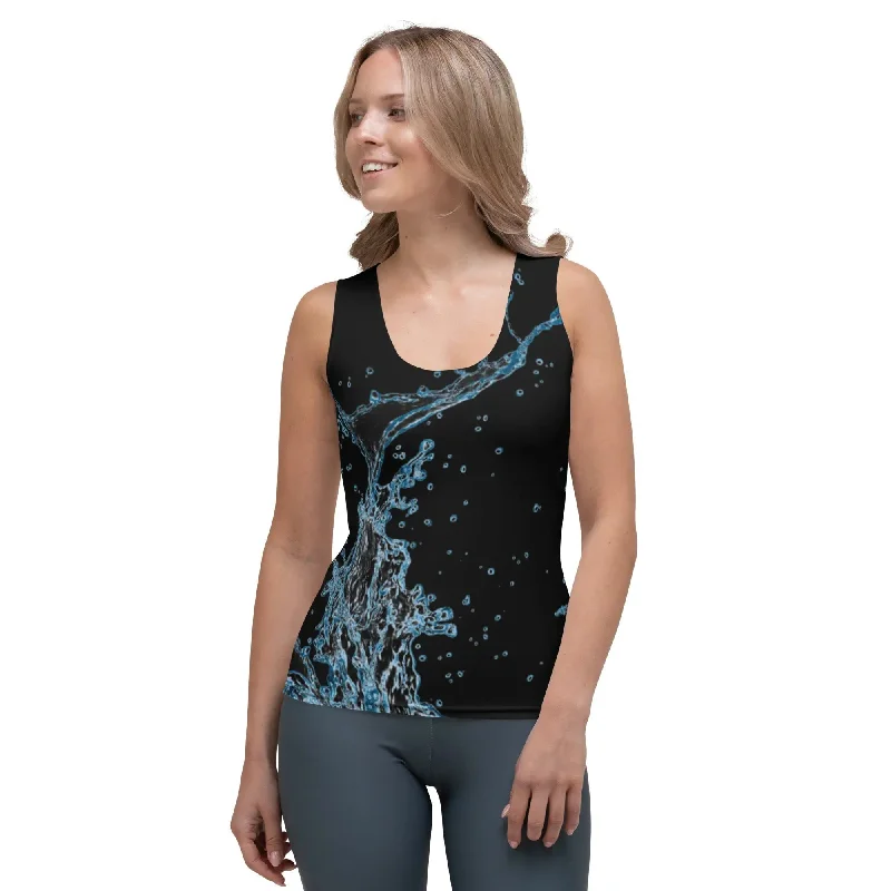 Velour Sweatshirts"Splash" Collection - Yoga Tank Top