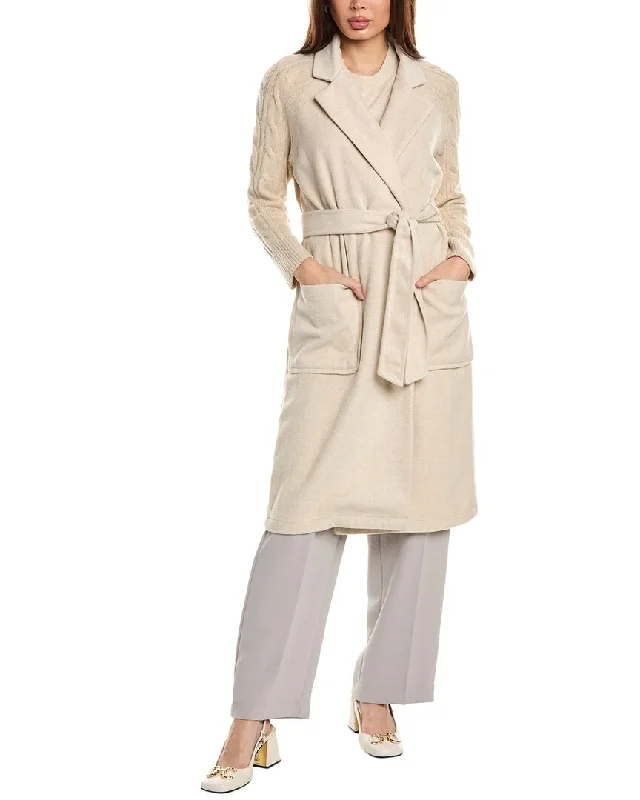 Vince Camuto Wool-Blend CoatCamping Overcoats