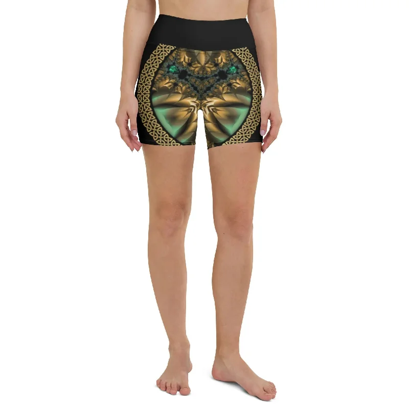 Plush Hoodies"Salutary Glow" Collection - Yoga Shorts