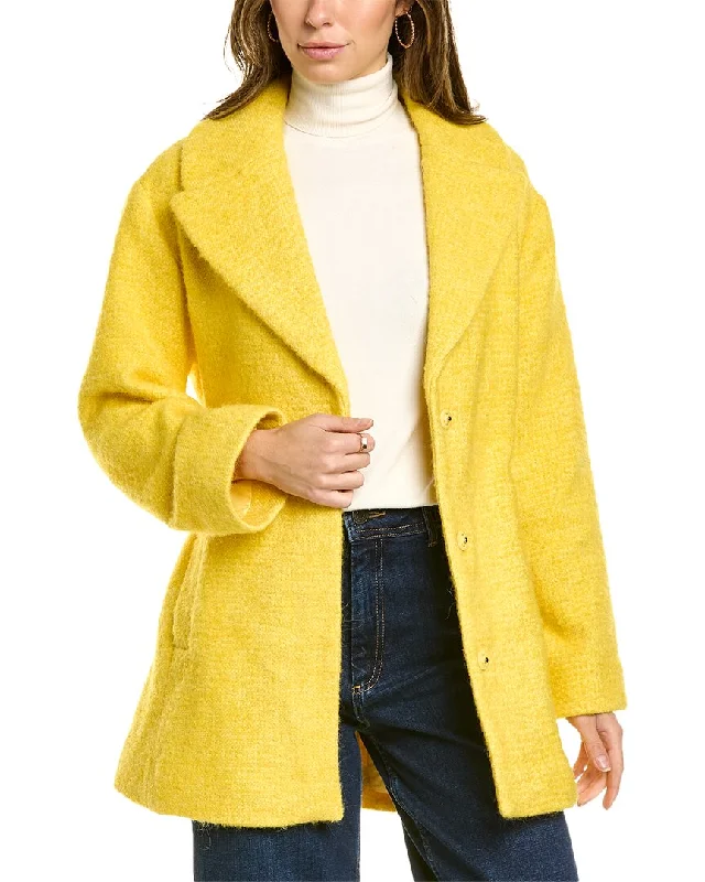 Boden Brushed Belted Wool & Alpaca-Blend CoatGlitter Overcoats