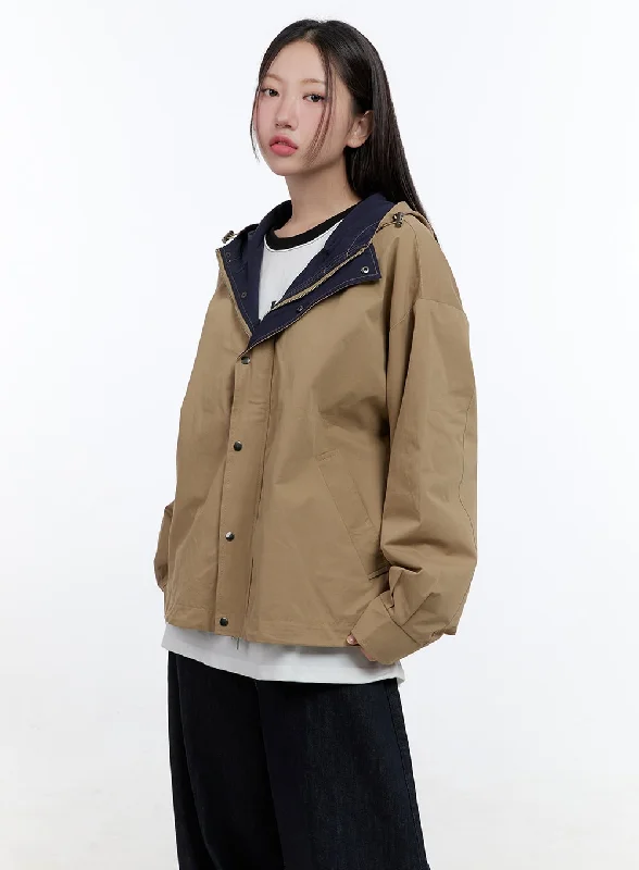 Minimalist SweatshirtsClassic Cotton Hooded Jacket CS406