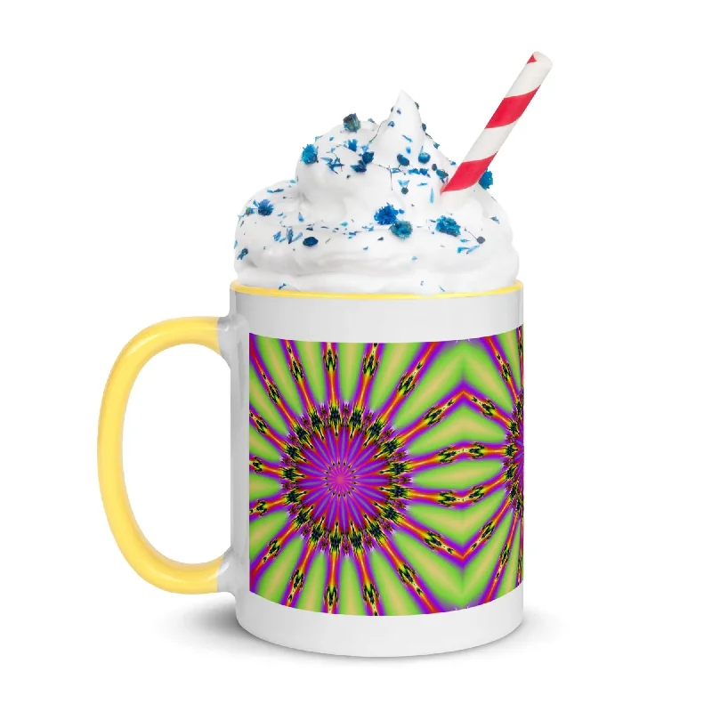 College SweatshirtsSummer Joy Fractal Mug with Color Inside