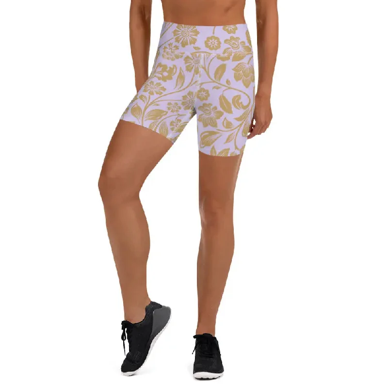 Pullover Hoodies"Floral Lace" Collection - Yoga Shorts