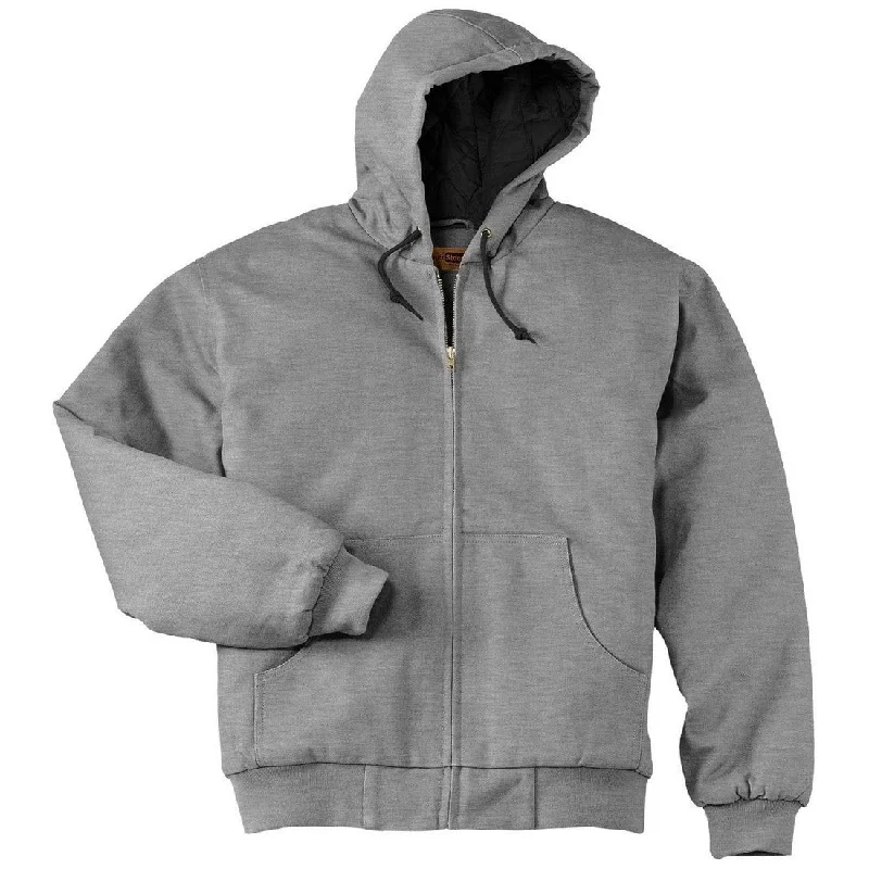 Quilted SweatshirtsHeavyweight Full-Zip Hooded Sweatshirt with Thermal Lining. CS620