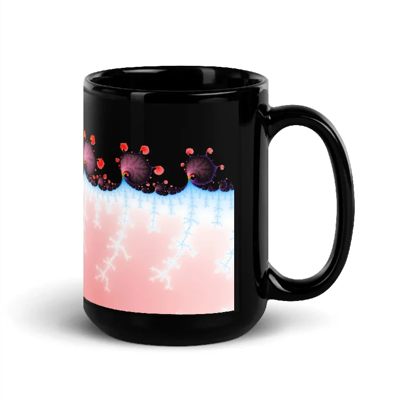 Beaded Sweatshirts"Dreamy Way" Collection - Black Glossy Mug