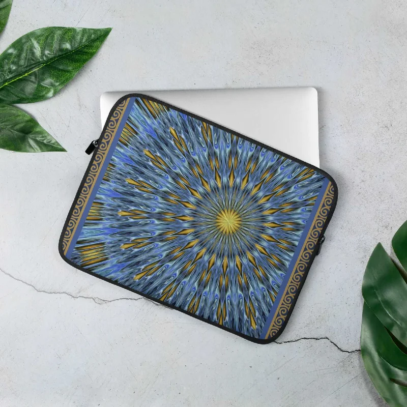 Fitted Sweatshirts"Azure Sky" Laptop Sleeve