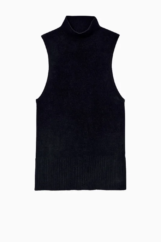 Proenza Schouler White Label Mackenzie Turtleneck Knit - Black