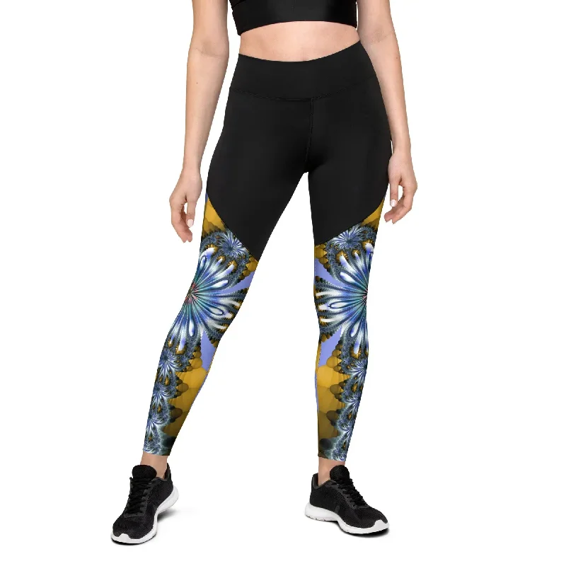 Yoga Sweatshirts"Mystical Expansion" Collection - Sports Leggings