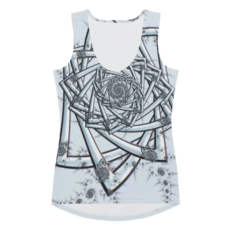 Velour Sweatshirts"Topological Rose" Collection - Sublimation Cut & Sew Tank Top