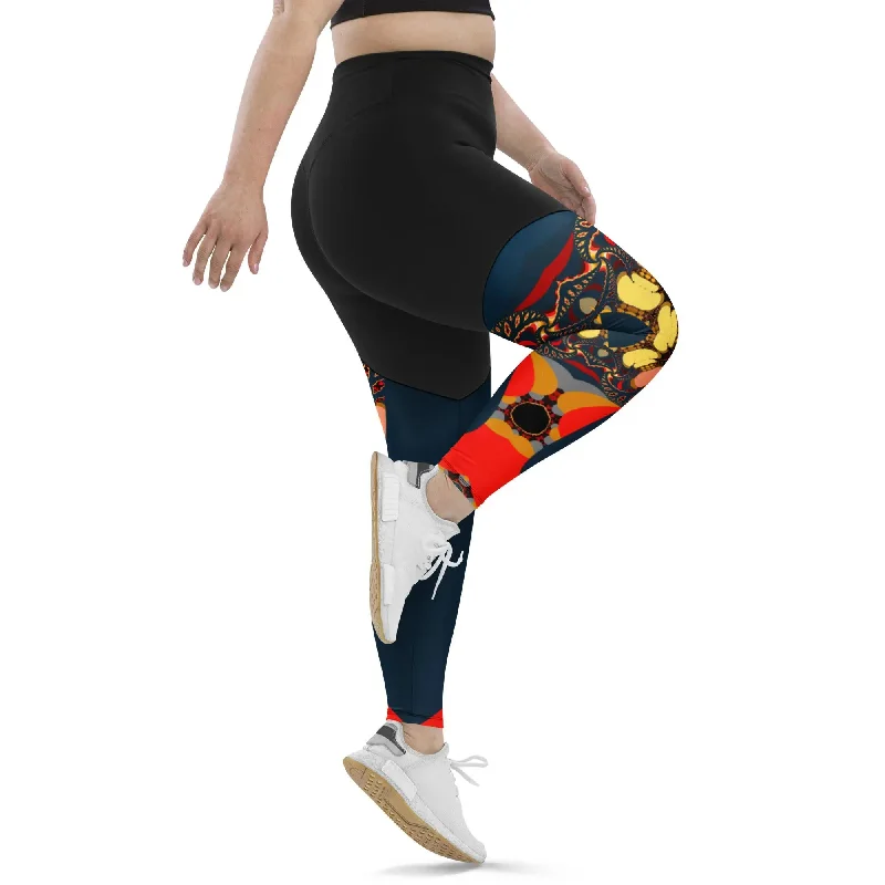 Tasseled Sweatshirts"Festive Occasion" Collection - Sports Leggings