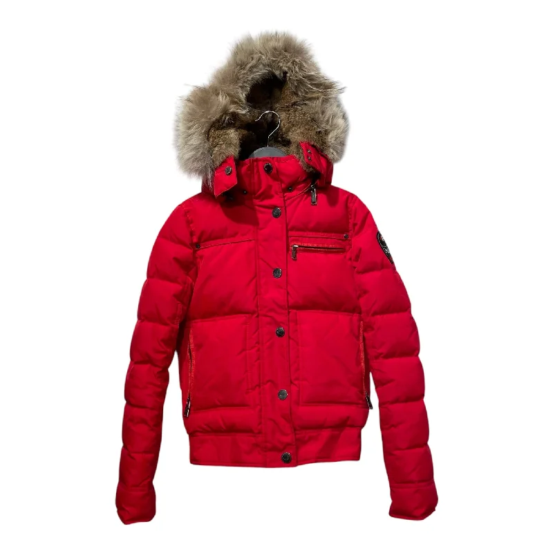 Pajar CANADA/Coat/XS/RED/Fur HoodRainproof Overcoats