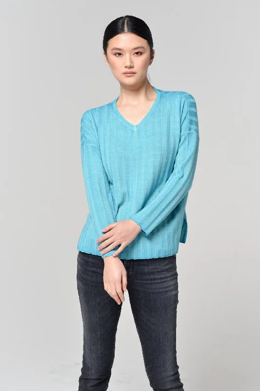 Birse Sweater - Aqua