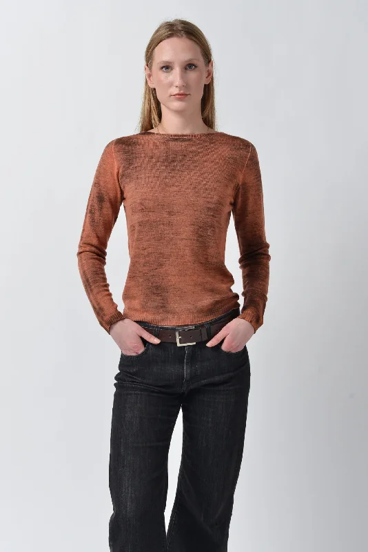 Melvich Rock Art Sweater - Volcanic