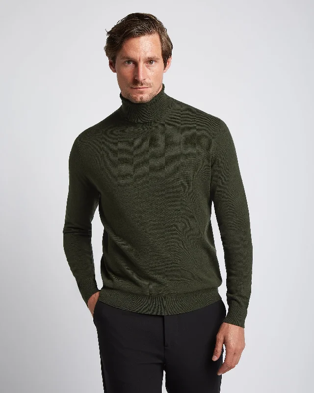 Seawool Turtle neck Dark Green