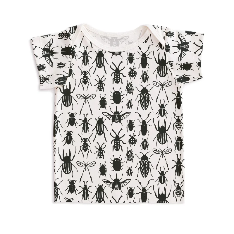 Hunting Short Sleeve TopsShort-Sleeve Lap Tee - Bug Collection Black