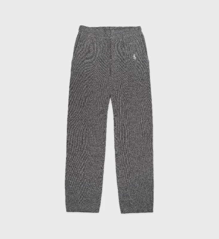 SRC Cashmere Trousers - Gray/White