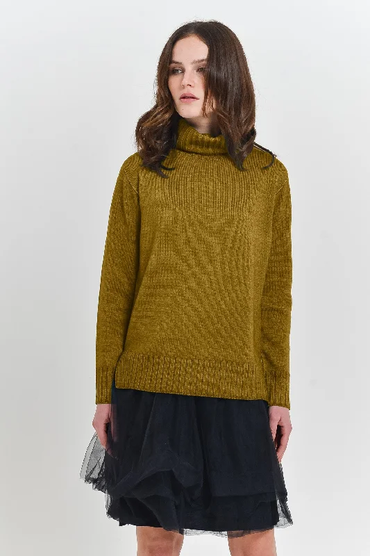 Thurso Turtleneck Sweater - Dijon