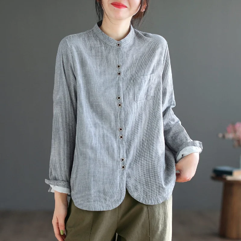 Spring Casual Double-Layer Cotton BlouseUV-Protection Shirts