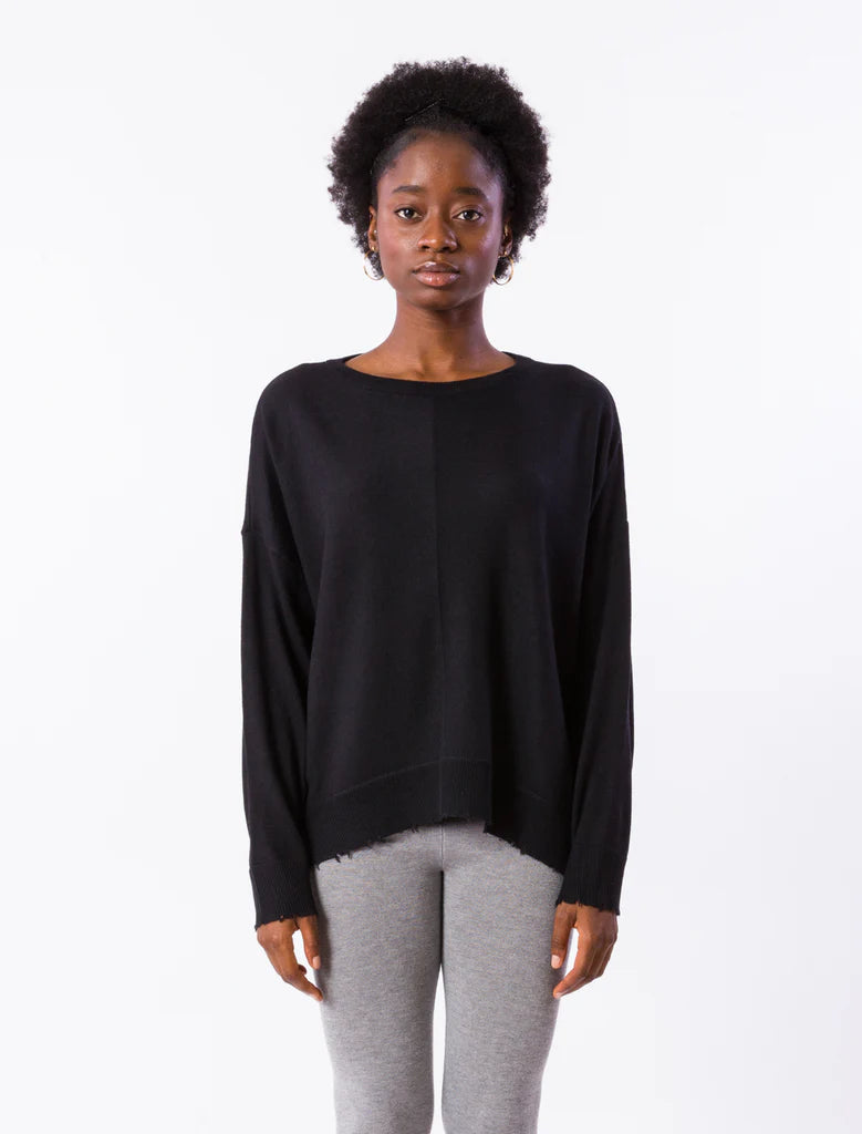 Black Lawson TopRetro Knit Tops