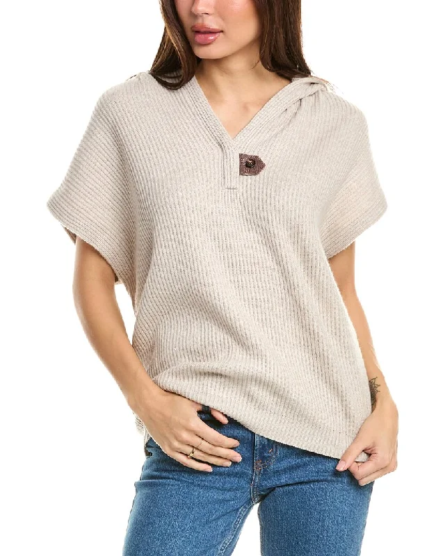 Brunello Cucinelli Cashmere SweaterPocketed Knit Tops