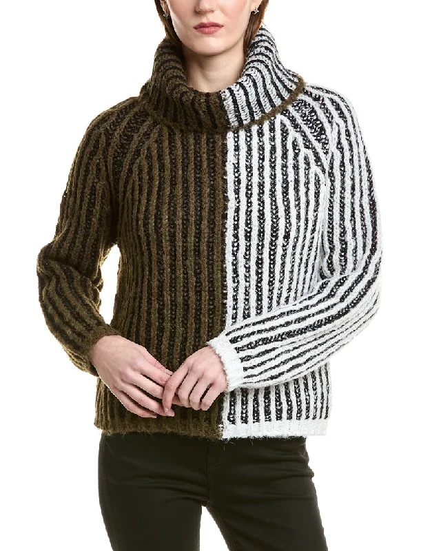 Love Token Aubrie Wool-Blend Turtleneck SweaterHiking Knit Tops