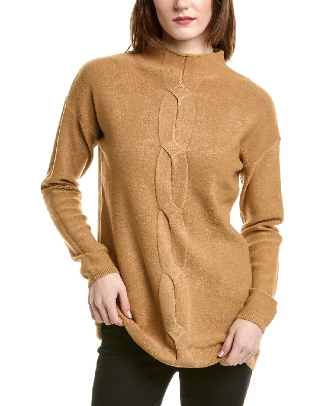 Love Token Cable SweaterHigh-Fashion Knit Tops