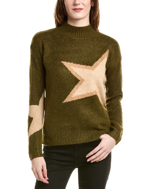 Love Token Star SweaterRunning Knit Tops