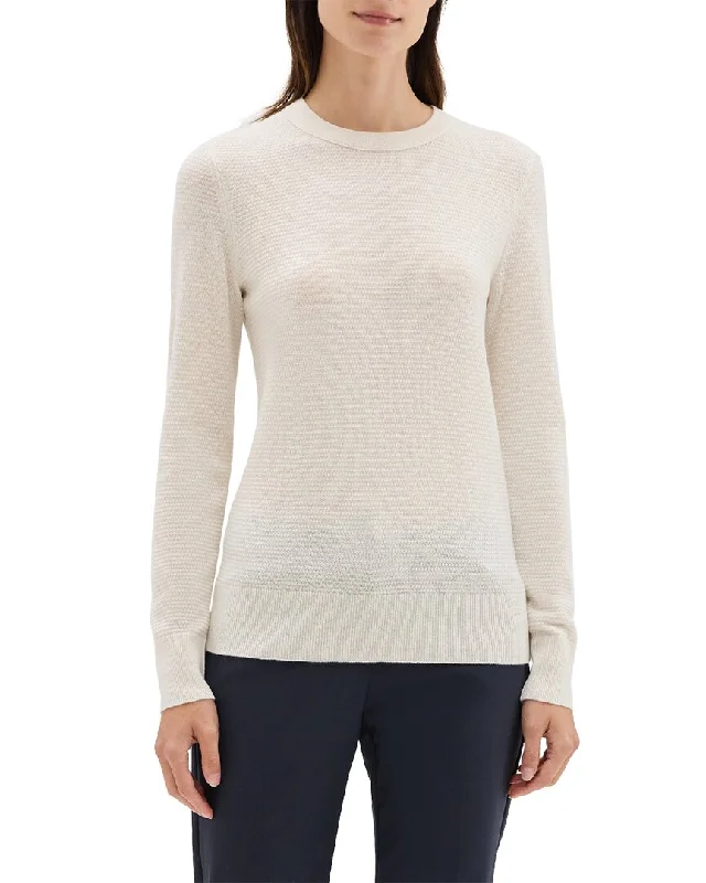 Theory Kaylenna Cashmere SweaterYoga Knit Tops