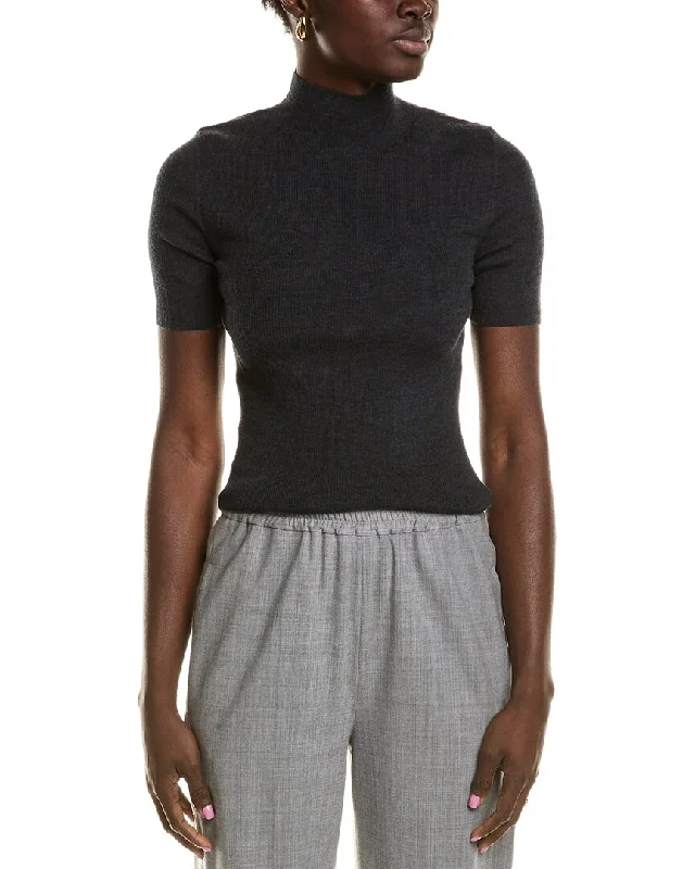 Theory Leenda Wool SweaterPocketed Knit Tops