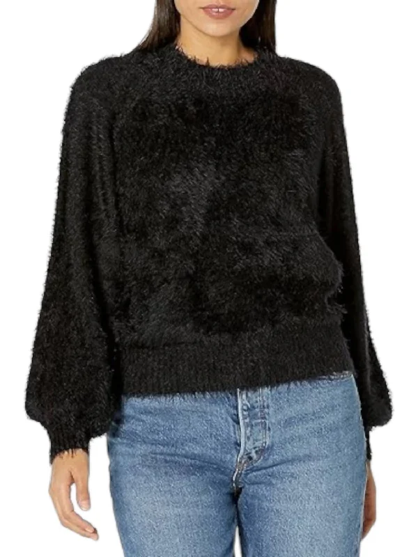 Vienna Sweater In BlackCable Knit Tops