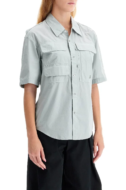 Polyester Short Sleeve TopsLemaire Short-Sleeved 'reporter'